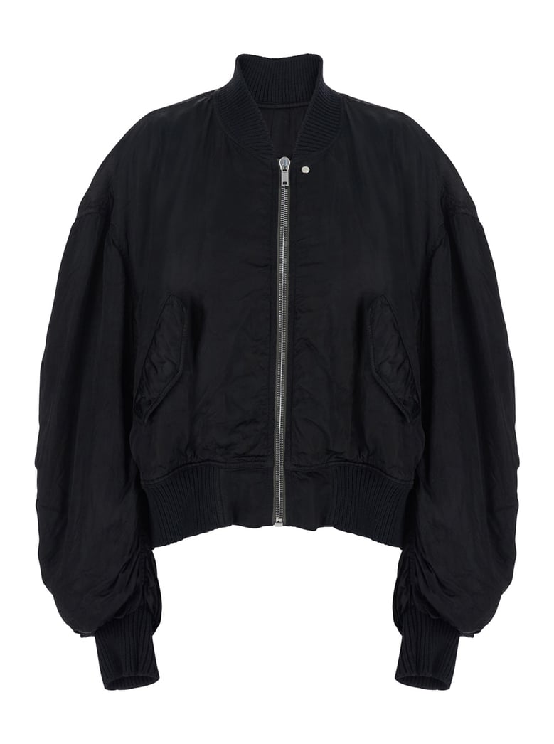 bomber jacket secchia flight black by Selfnex