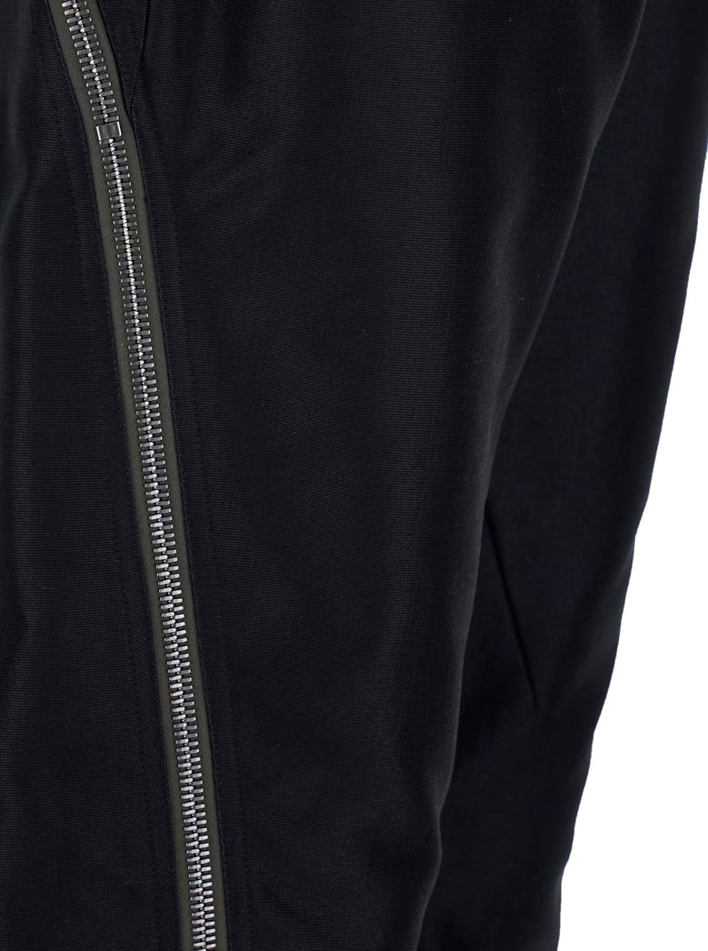 pants bolan banana black stretch cotton by Selfnex