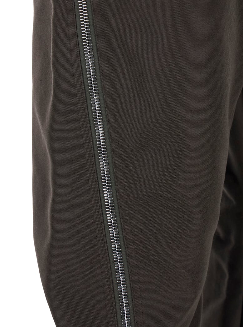 pants bolan banana brown stretch cotton by Selfnex