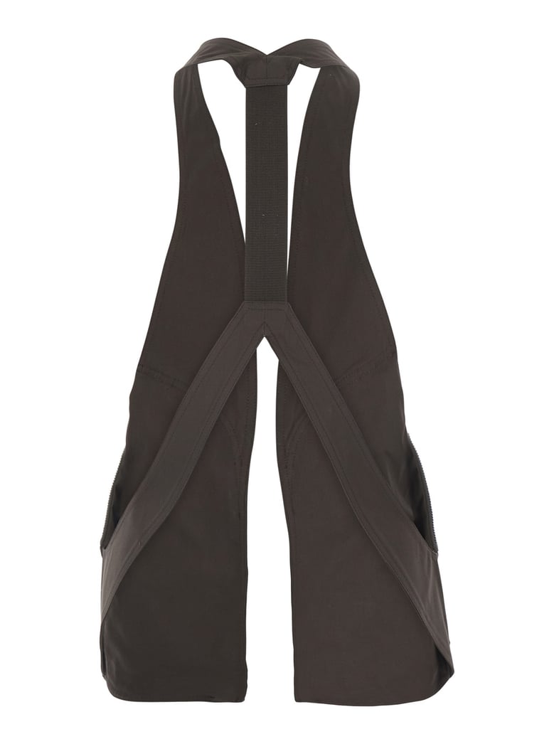 sleeveless gilet bauhaus brown by Selfnex