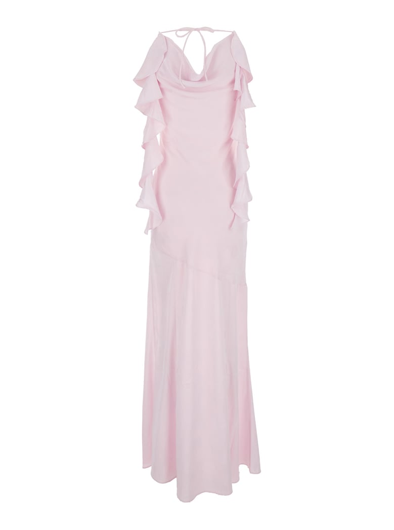 long dress rosa pink by Selfnex