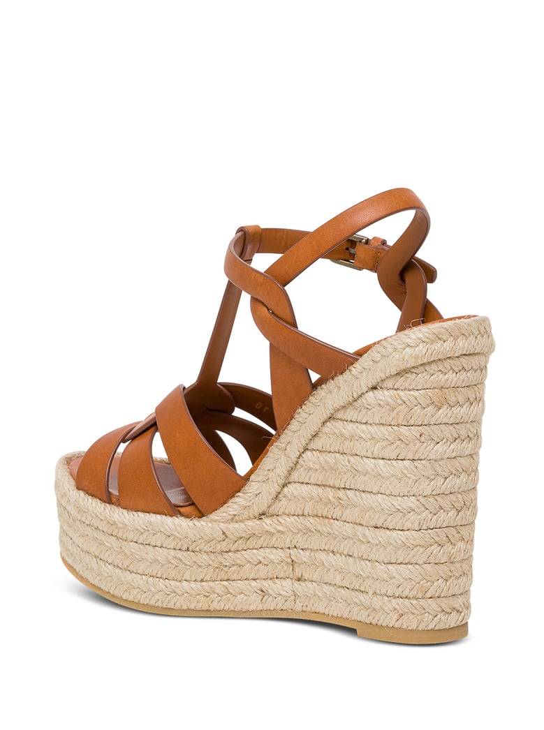 espadrilles tribute brown leather by Selfnex