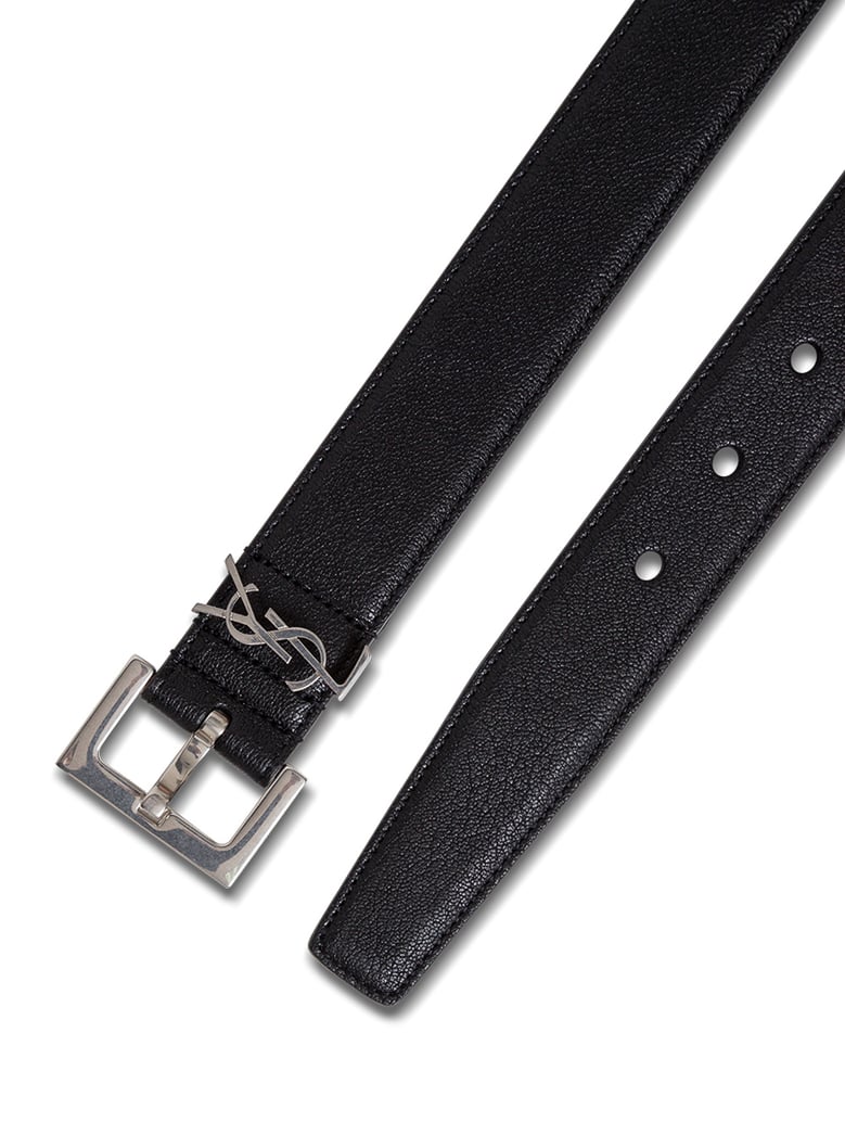 leather belt black by Selfnex