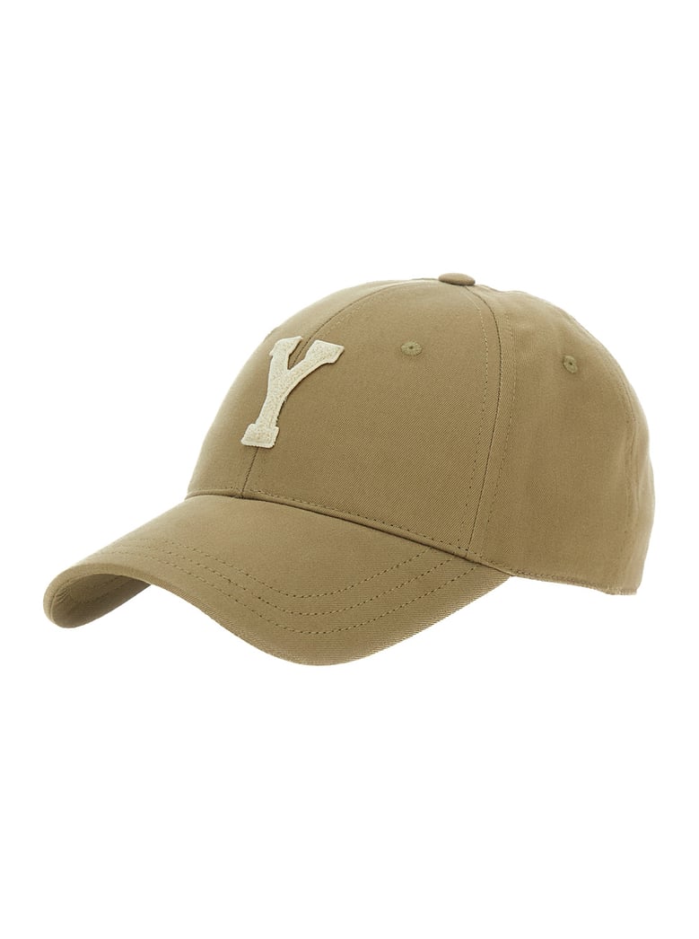 baseball cap with logo embroidery, beige by Selfnex