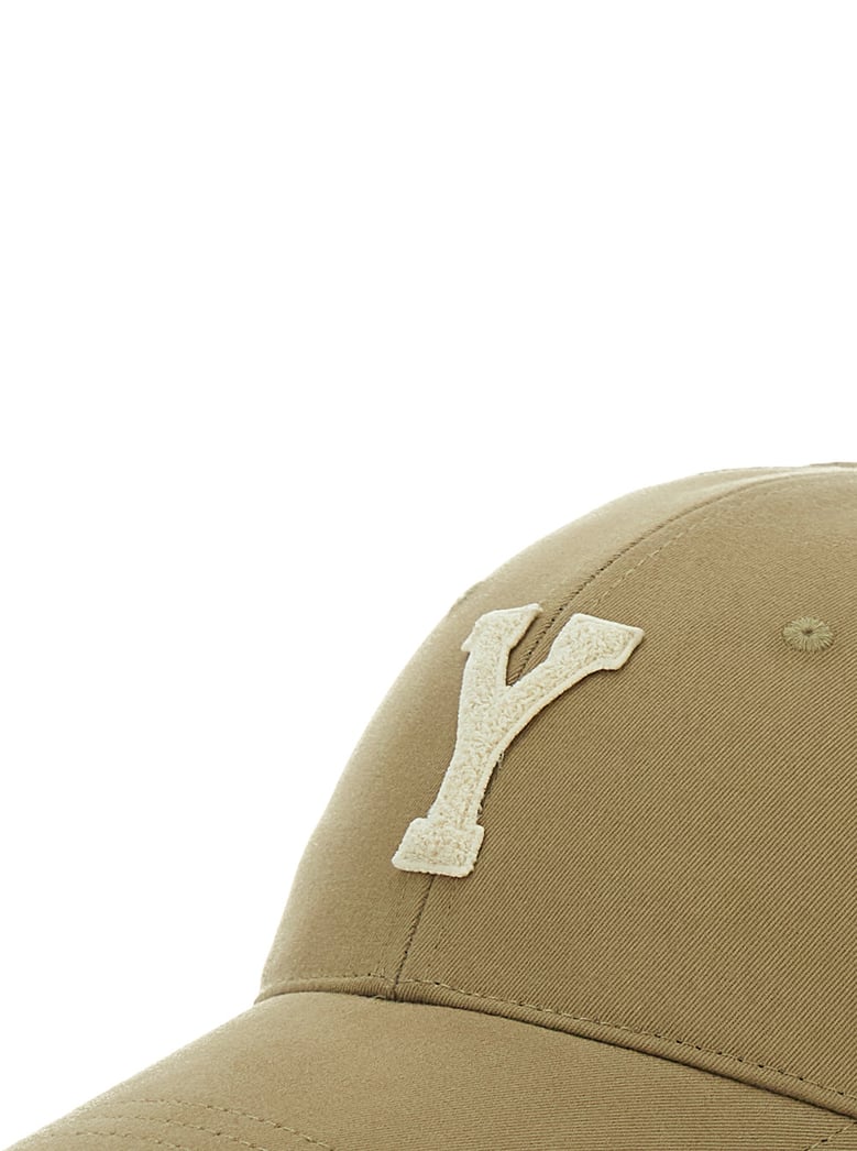 baseball cap with logo embroidery, beige by Selfnex