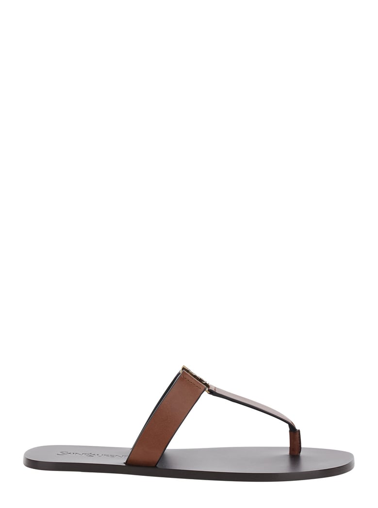 sandals babylone brown leather by Selfnex
