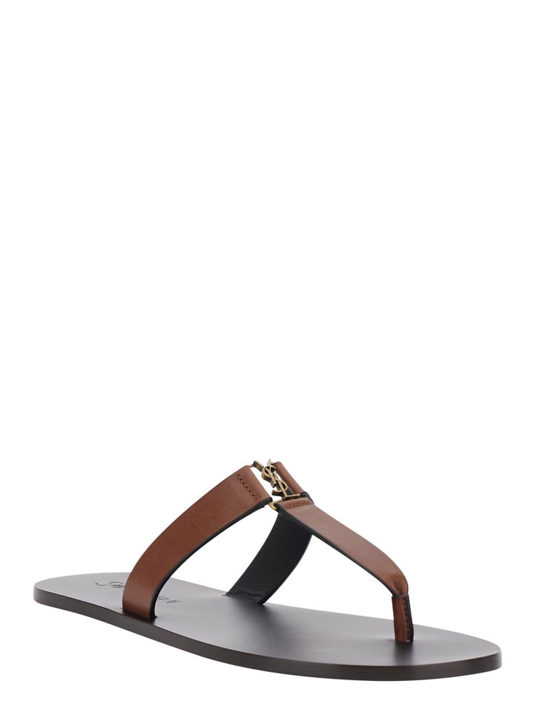 sandals babylone brown leather by Selfnex