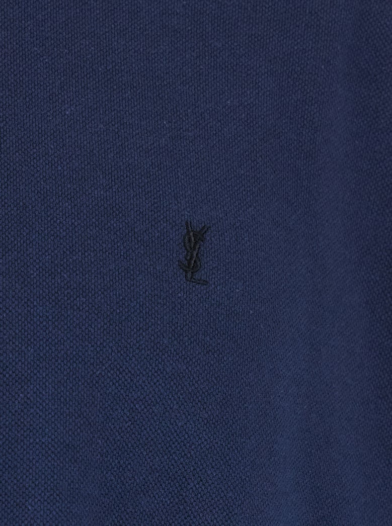 t-shirt round neck blue cotton by Selfnex