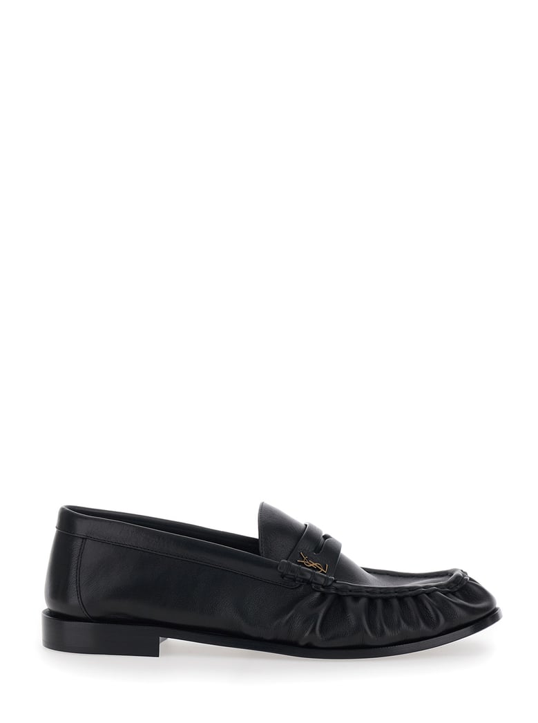 loafers round-toe black leather by Selfnex