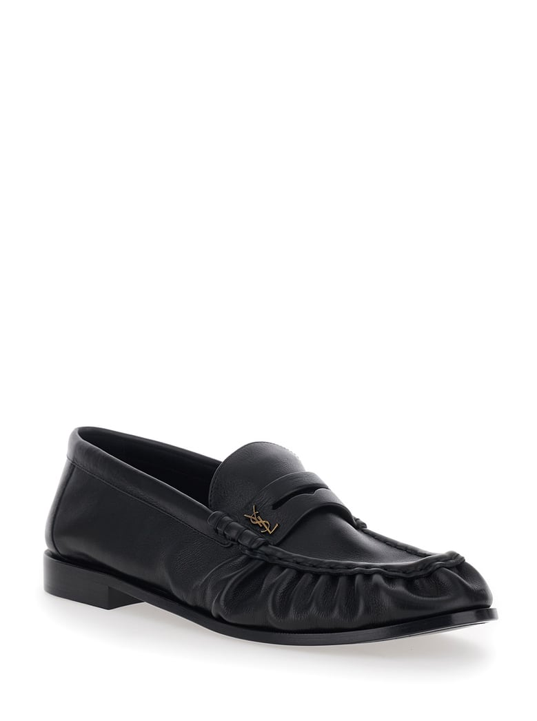 loafers round-toe black leather by Selfnex
