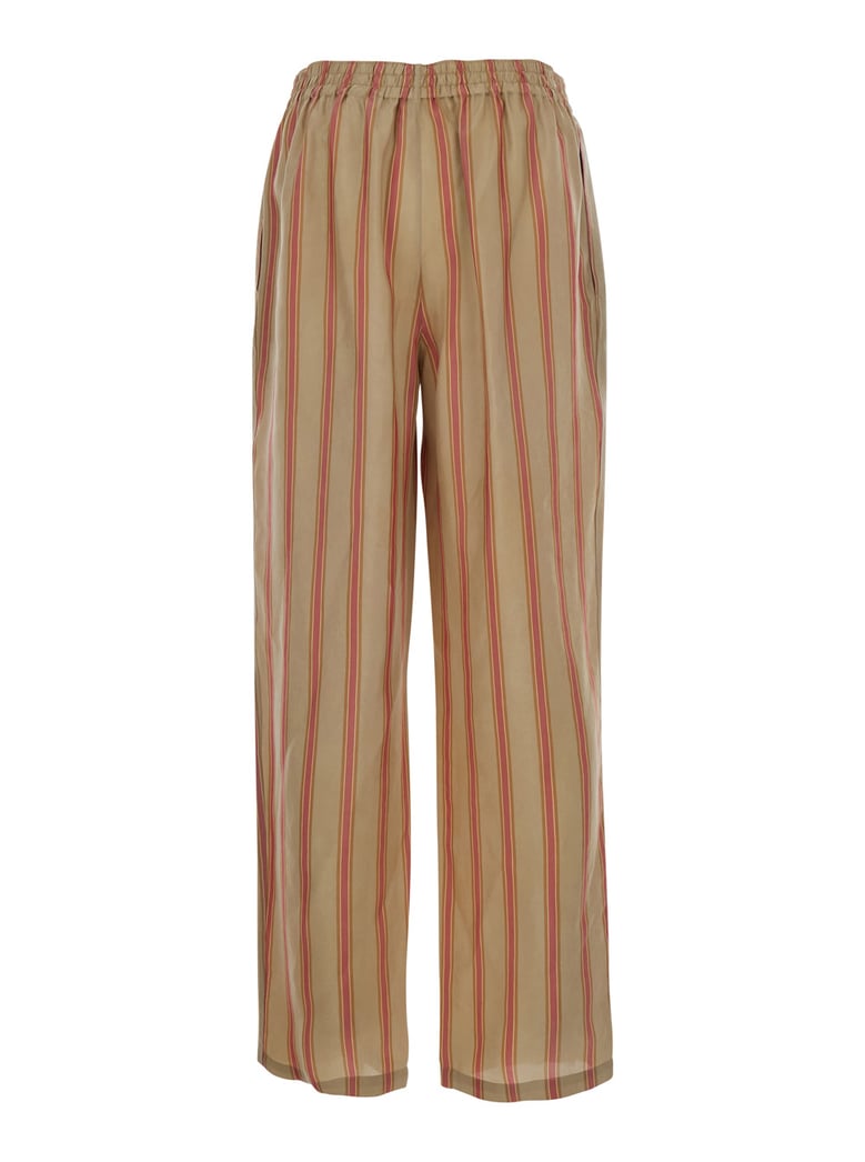 trousers strips beige by Selfnex