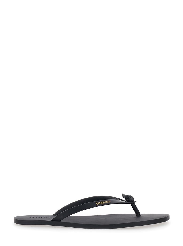 flip-flops cassandra black leather by Selfnex