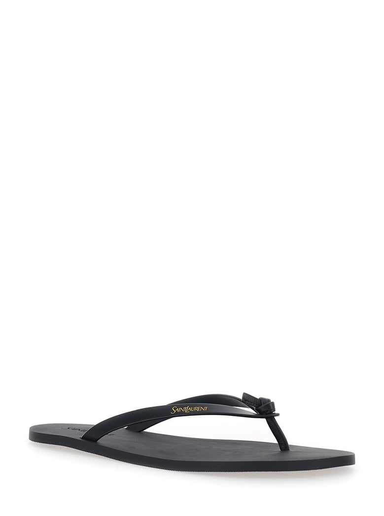 flip-flops cassandra black leather by Selfnex