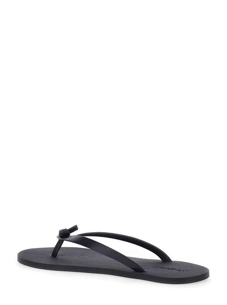 flip-flops cassandra black leather by Selfnex