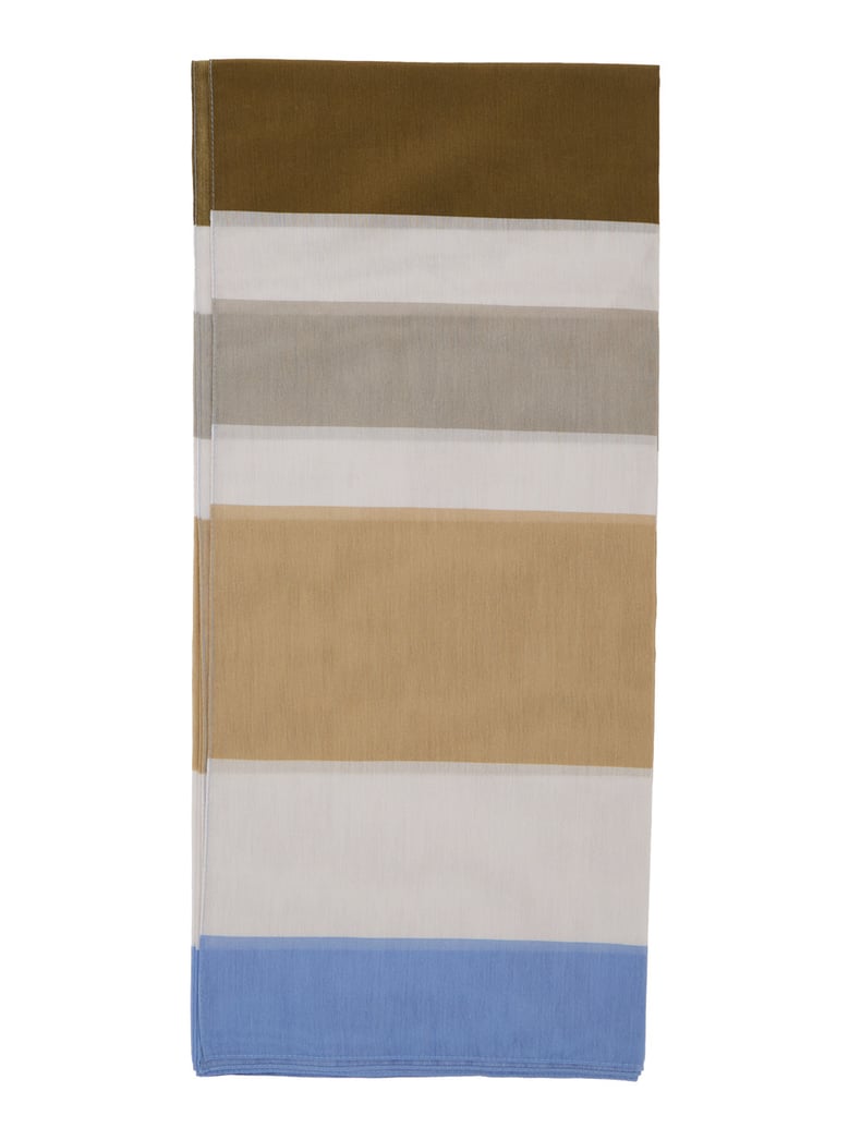 scarf multicolour cotton-silk by Selfnex