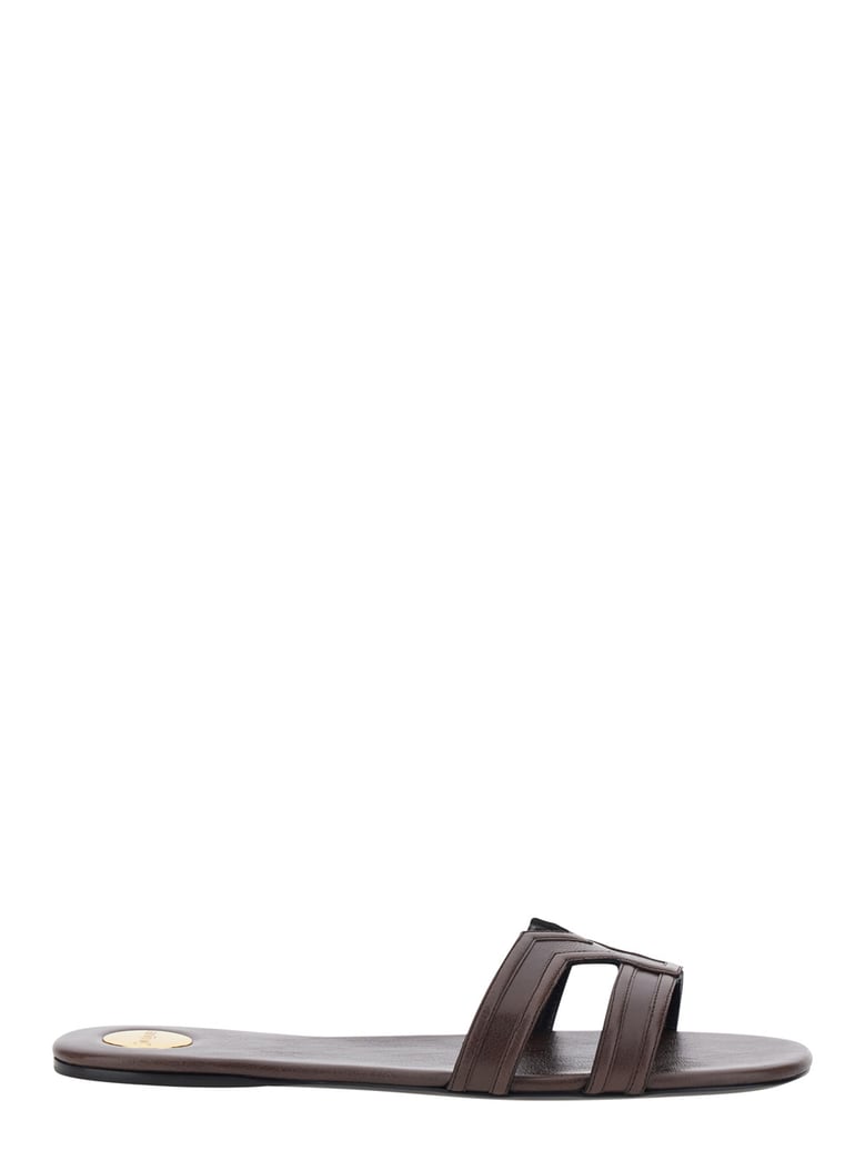 sandals mabrouka brown leather by Selfnex