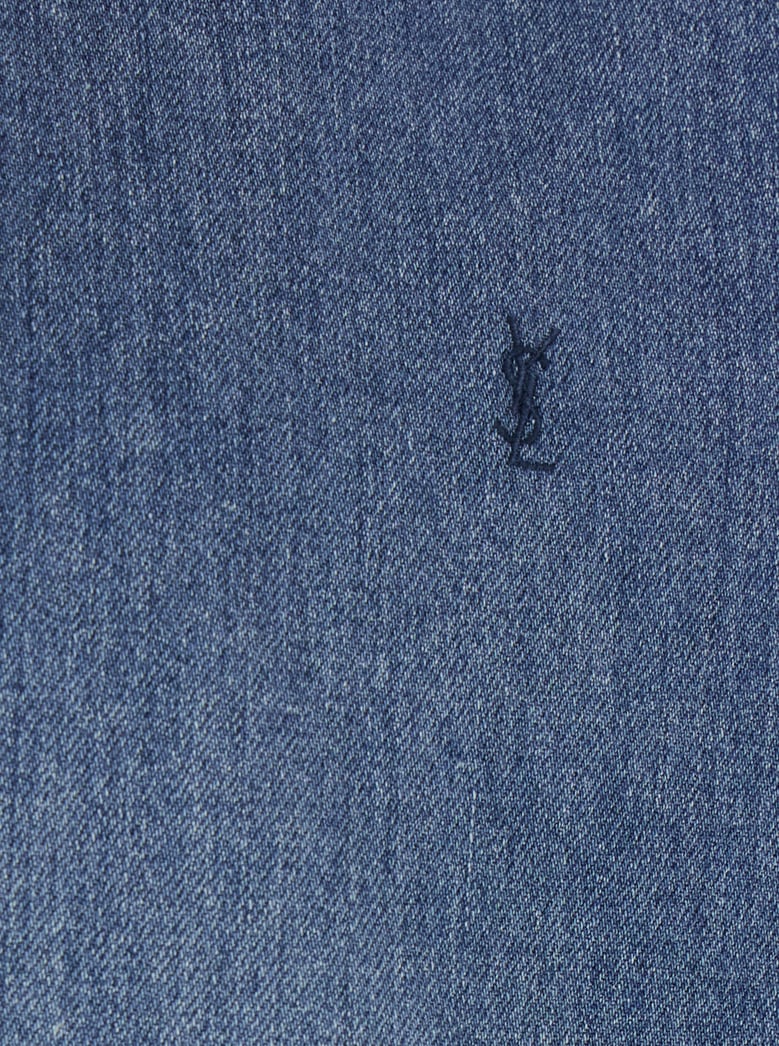 long sleeve denim shirt blue by Selfnex