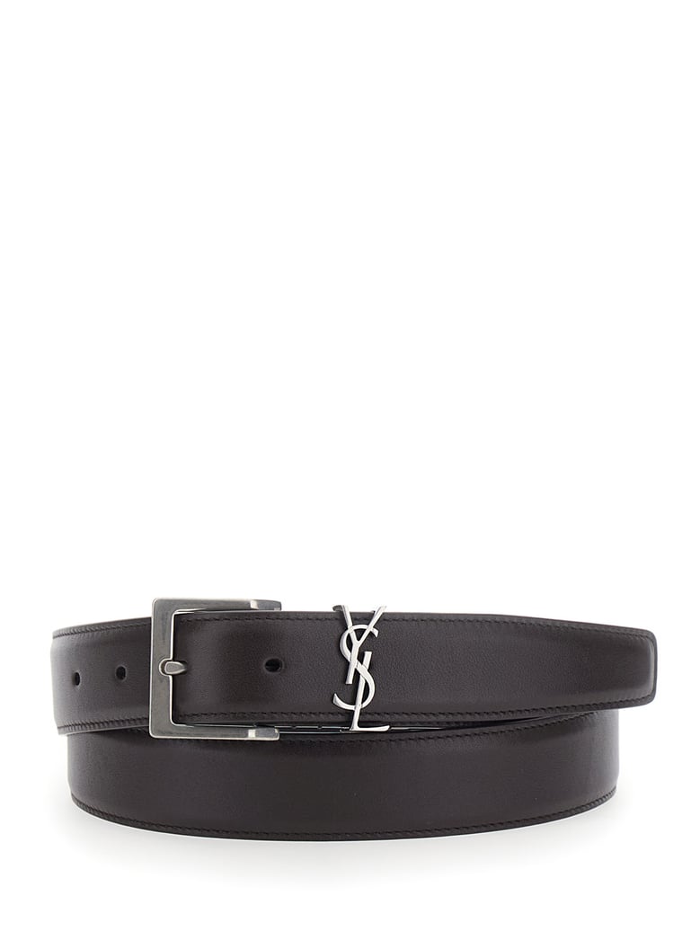belt cassandre plate brown leather by Selfnex
