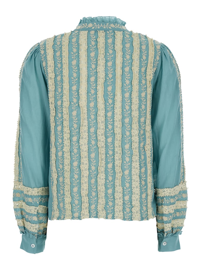 shirt kristen light blue cotton by Selfnex