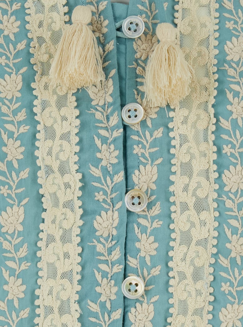 shirt kristen light blue cotton by Selfnex