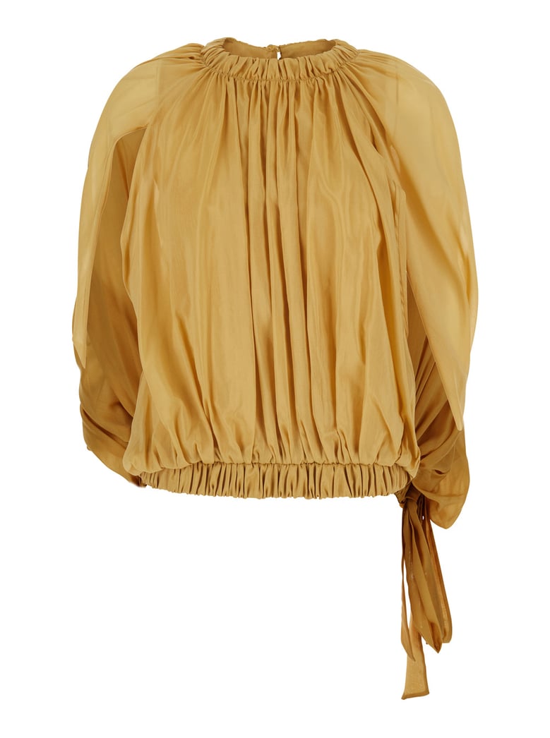 top cotton muslin yellow by Selfnex