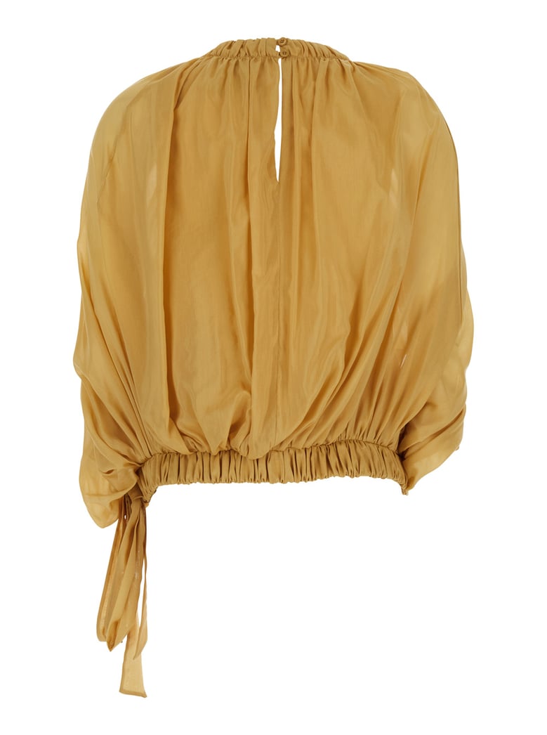 top cotton muslin yellow by Selfnex