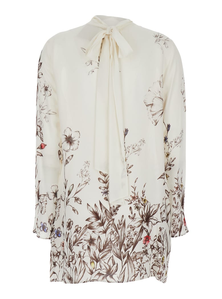 mini dress floeale white viscose by Selfnex