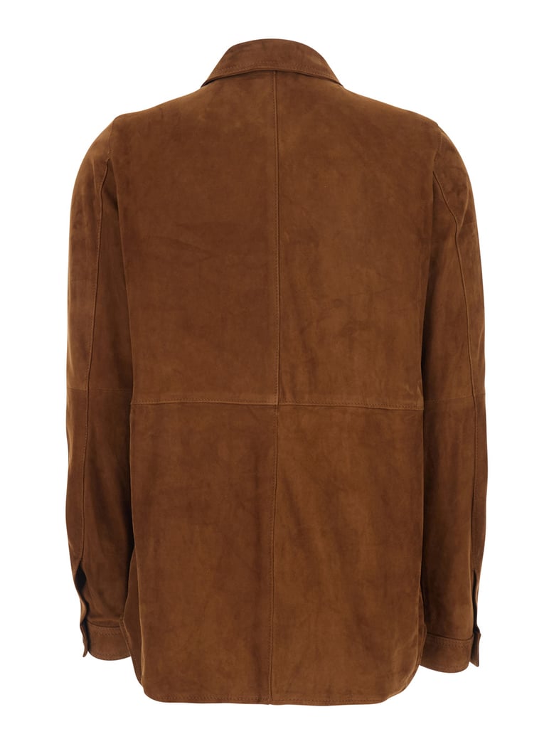 shirt, brown suede by Selfnex
