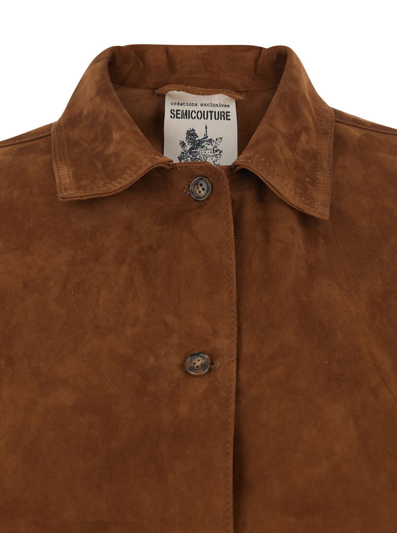 shirt, brown suede by Selfnex