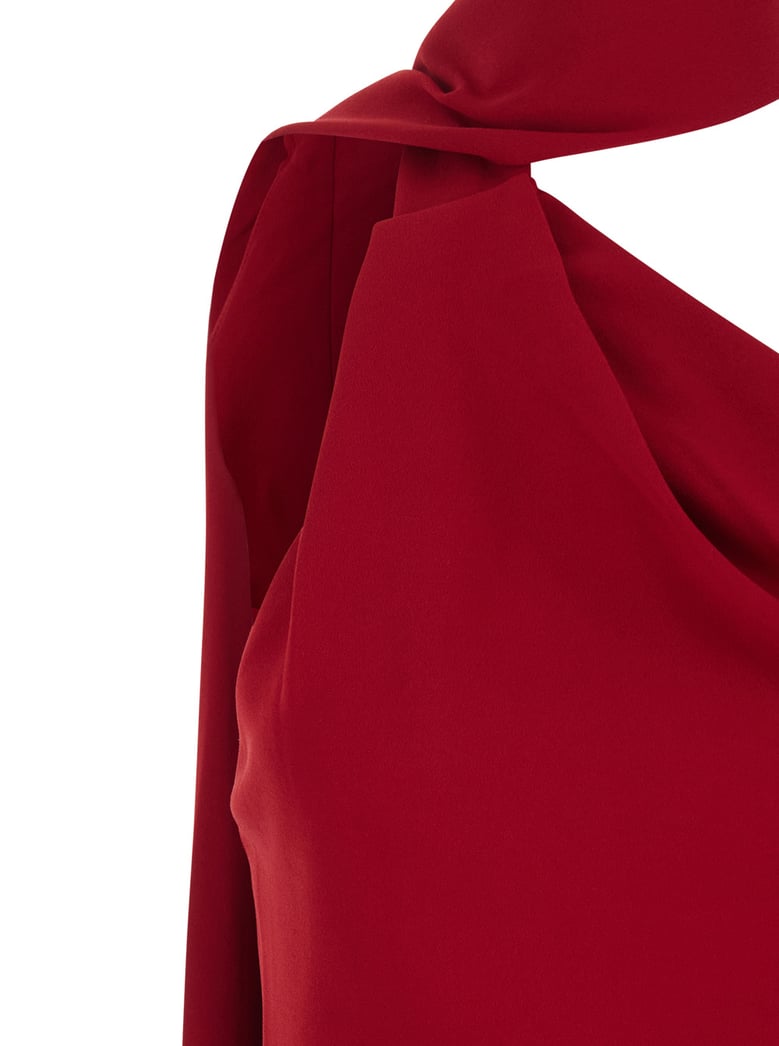 long dress demi red by Selfnex