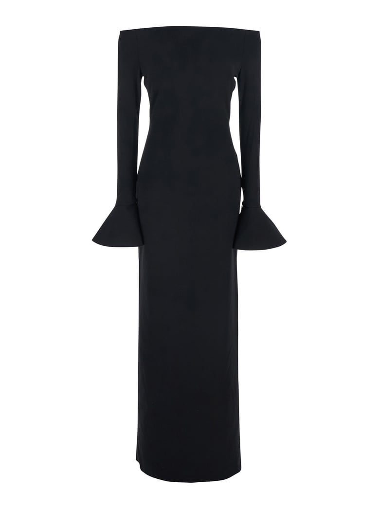long dress anica black by Selfnex