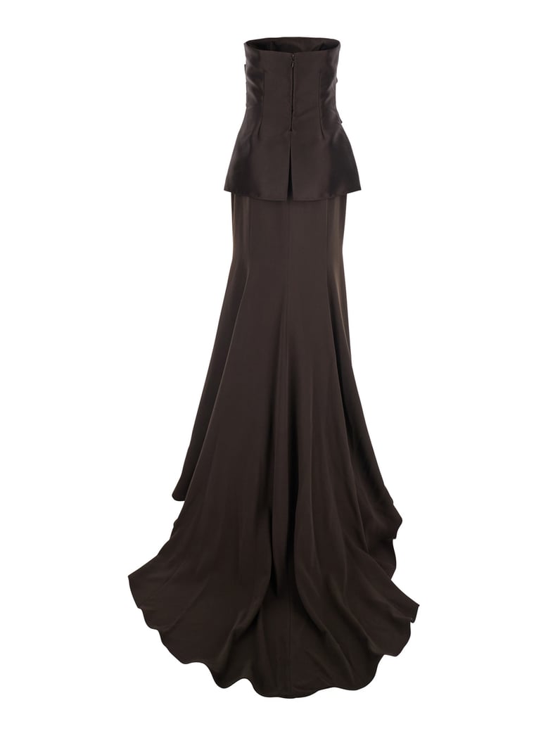 maxi dress alia brown by Selfnex