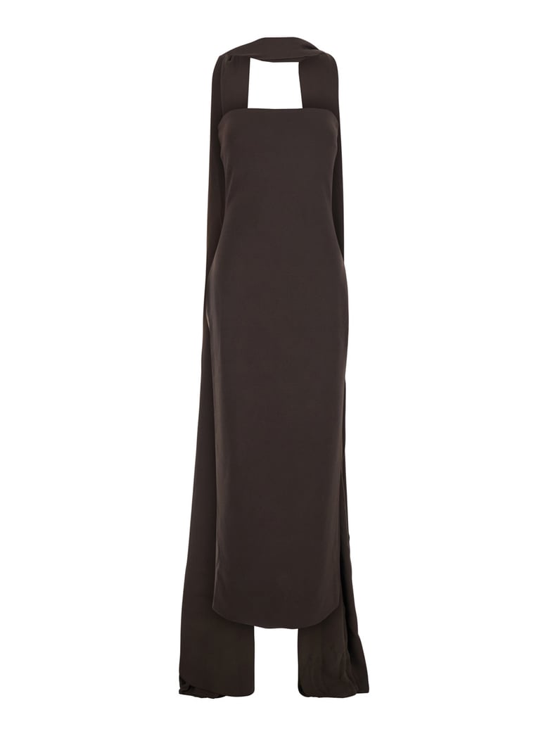 dress martine midaxi brown by Selfnex
