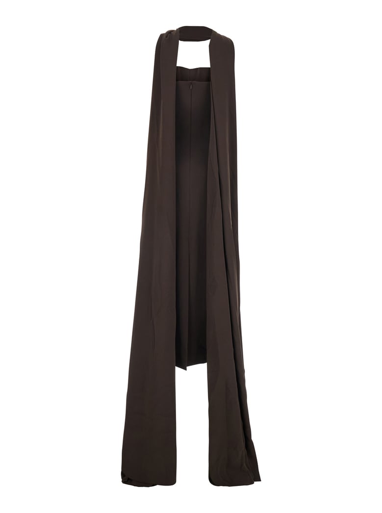 dress martine midaxi brown by Selfnex