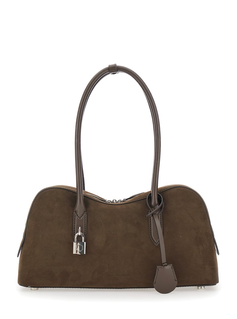 shoulder bag padlock brown by Selfnex