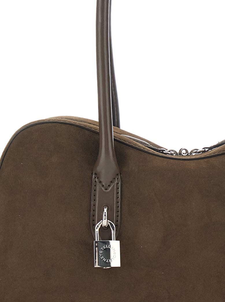 shoulder bag padlock brown by Selfnex