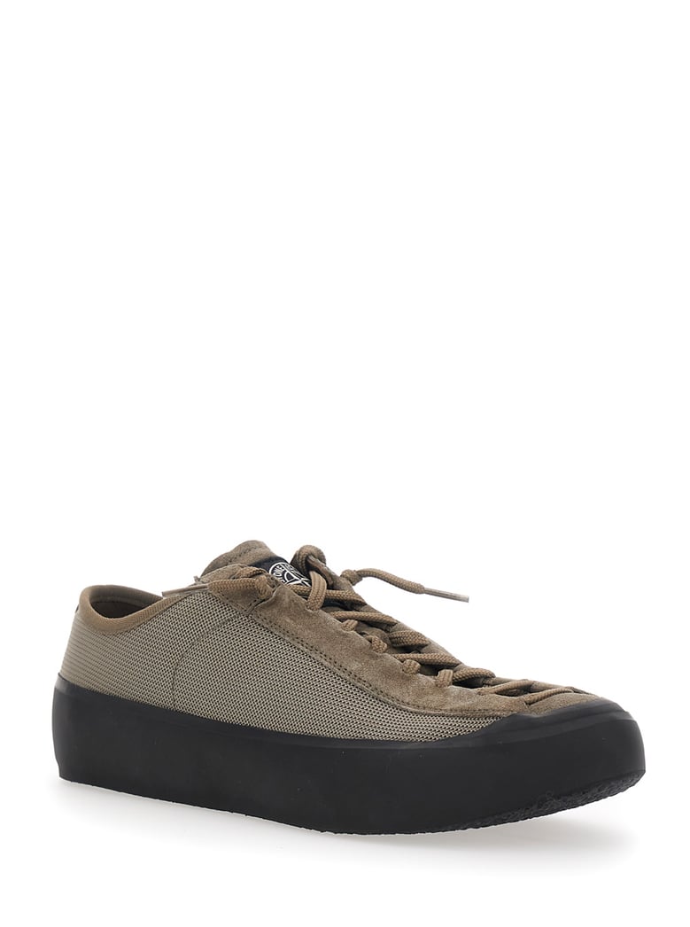 low-top suede sneaker brown by Selfnex
