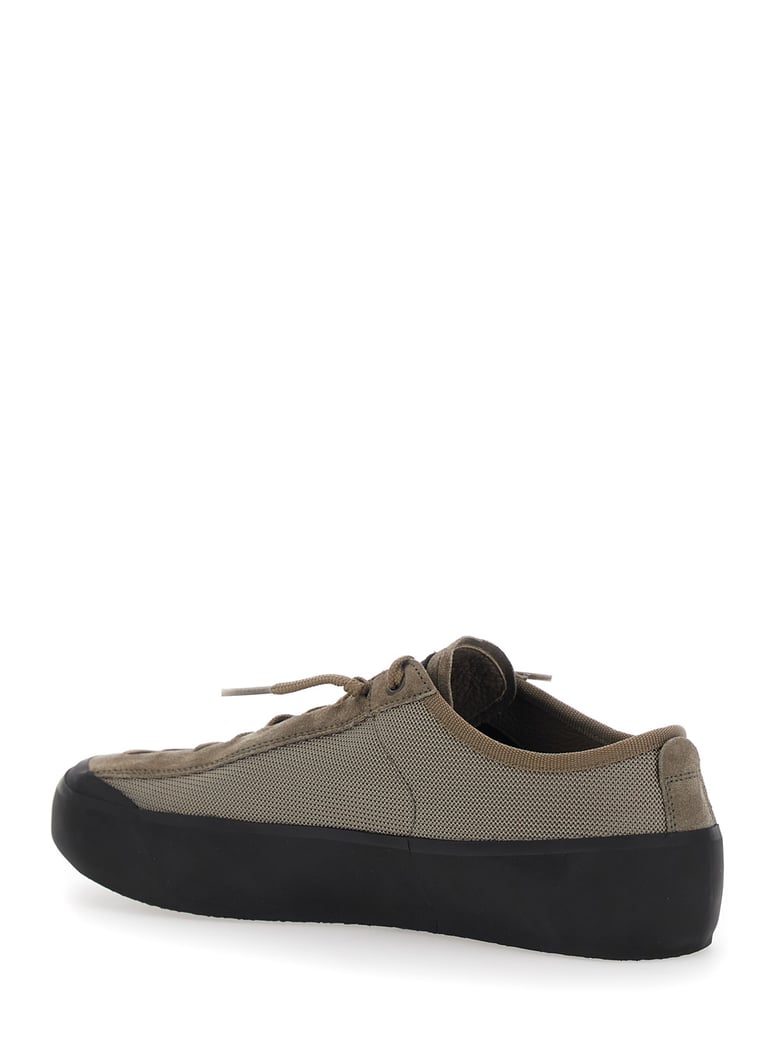 low-top suede sneaker brown by Selfnex