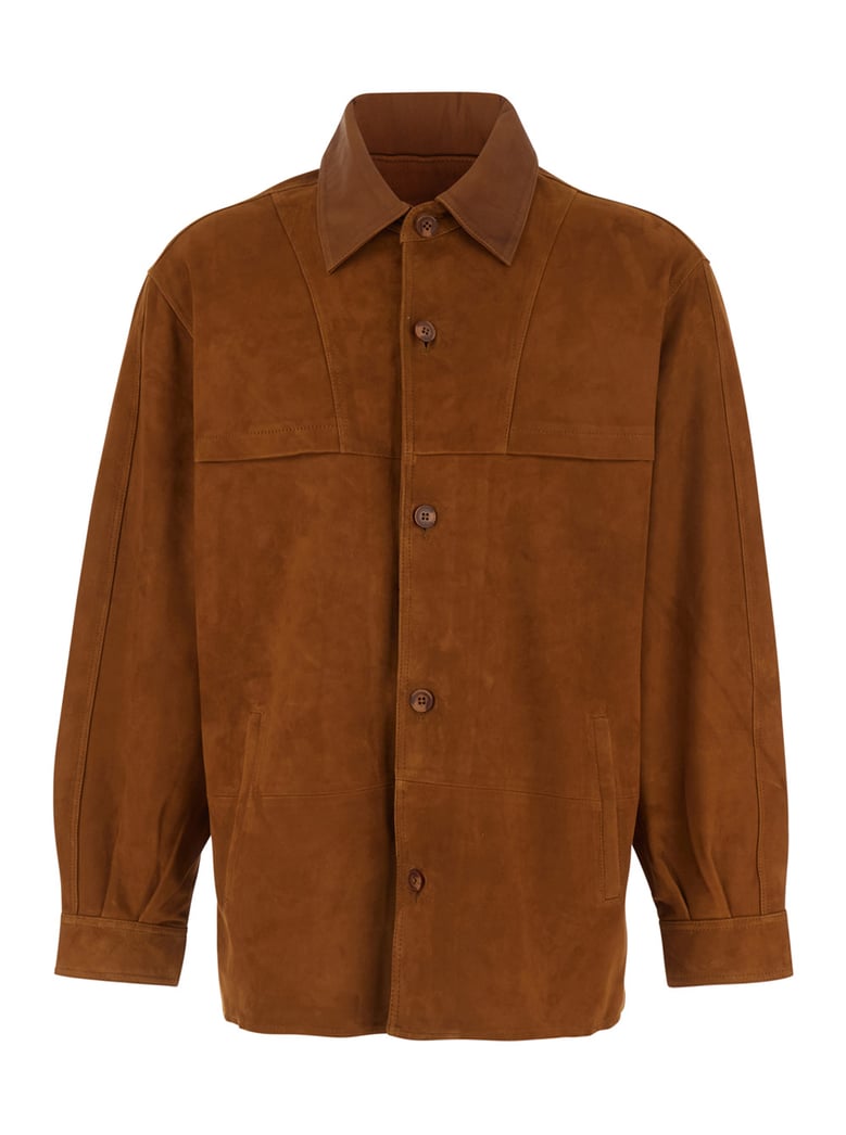 jacket brown suede by Selfnex