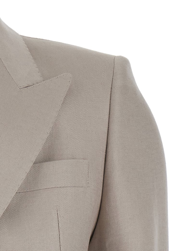 suit parigi beige linen by Selfnex