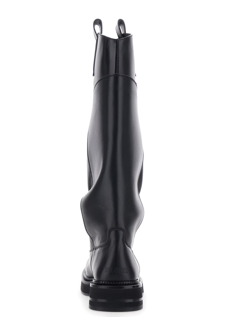 boots passeggiata black leather by Selfnex