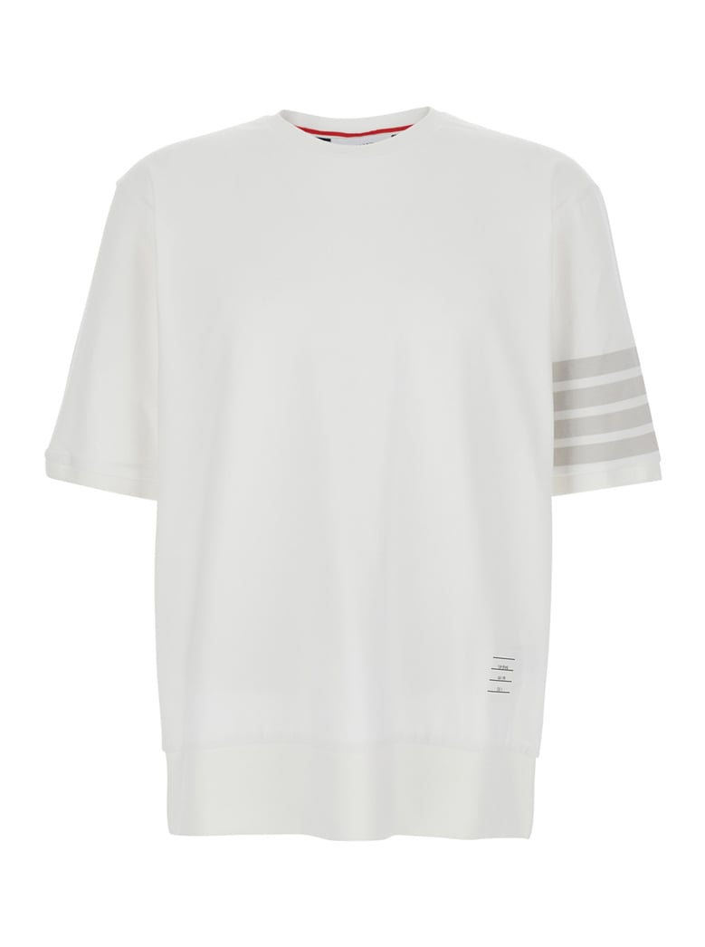 t-shirt classic collar white cotton by Selfnex