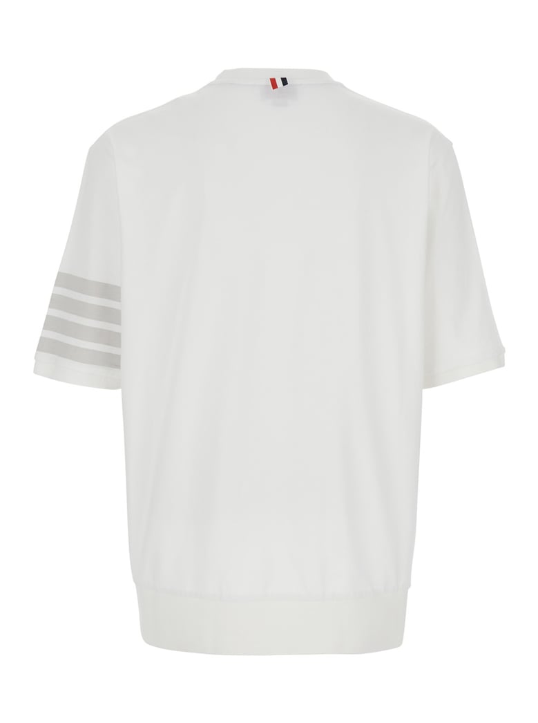 t-shirt classic collar white cotton by Selfnex