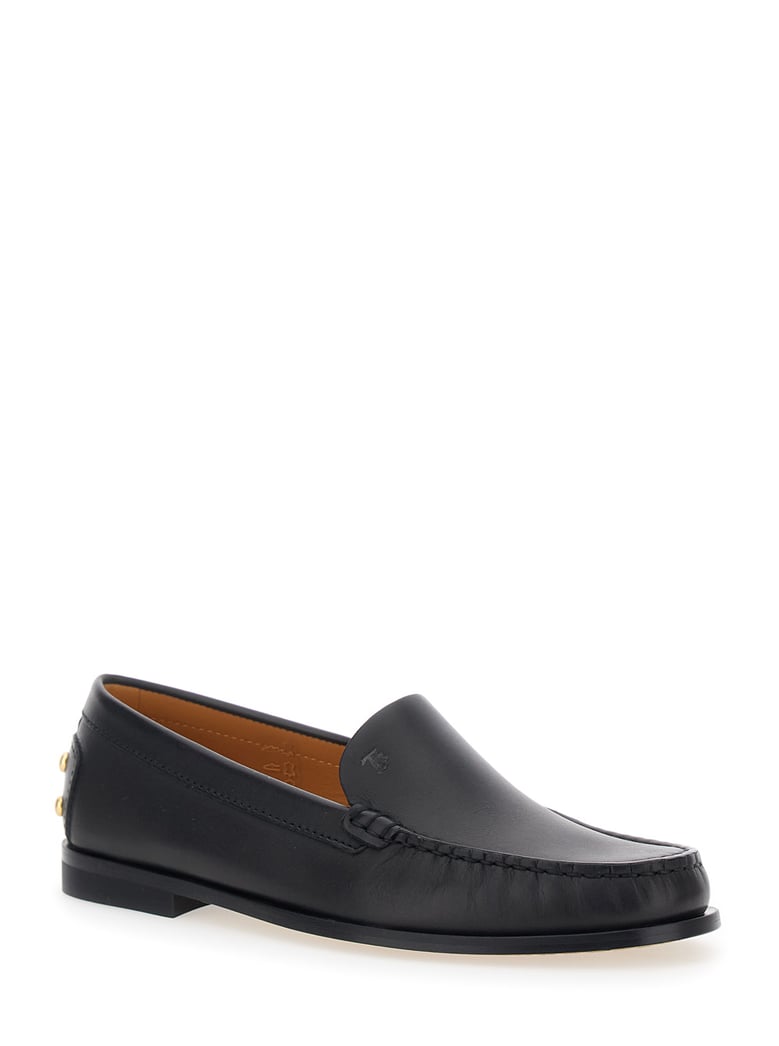 loafers black calf leather by Selfnex