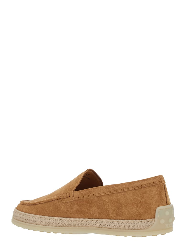 loafers crocodile-embossed brown suede by Selfnex