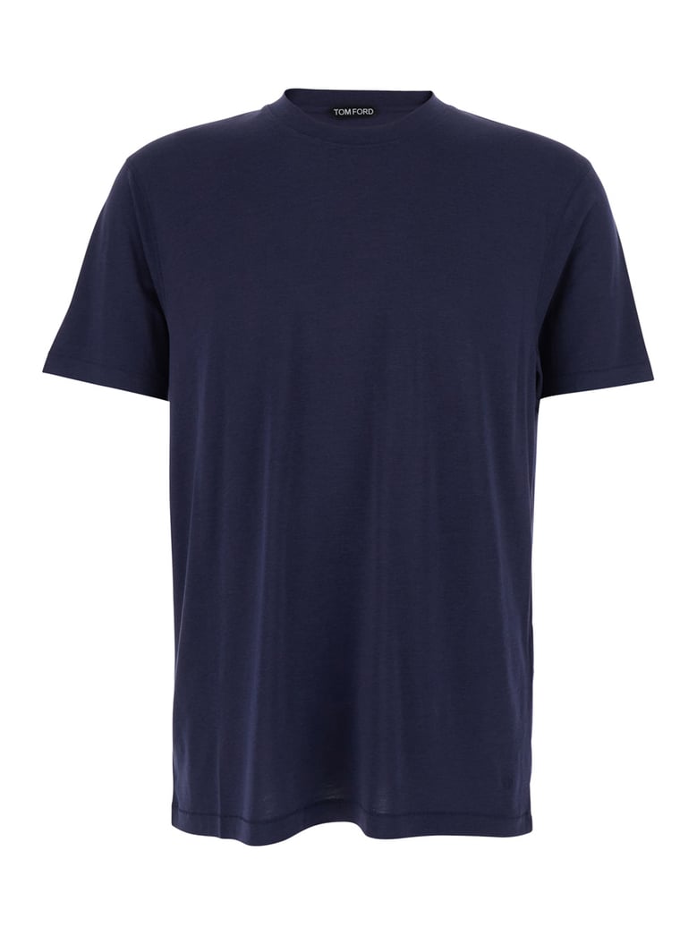 t-shirt crew neck blue by Selfnex