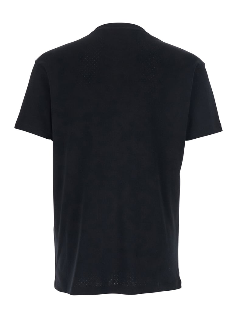 t-shirt with logo embroidery, black by Selfnex