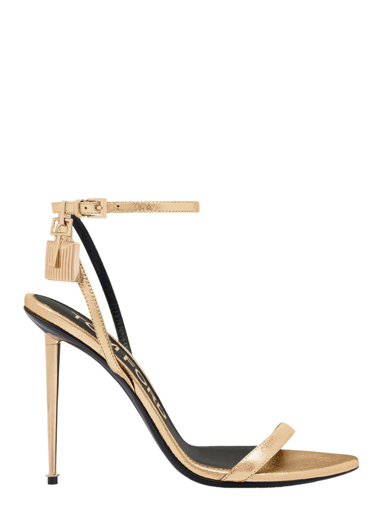 pointed pumps gold leather by Selfnex