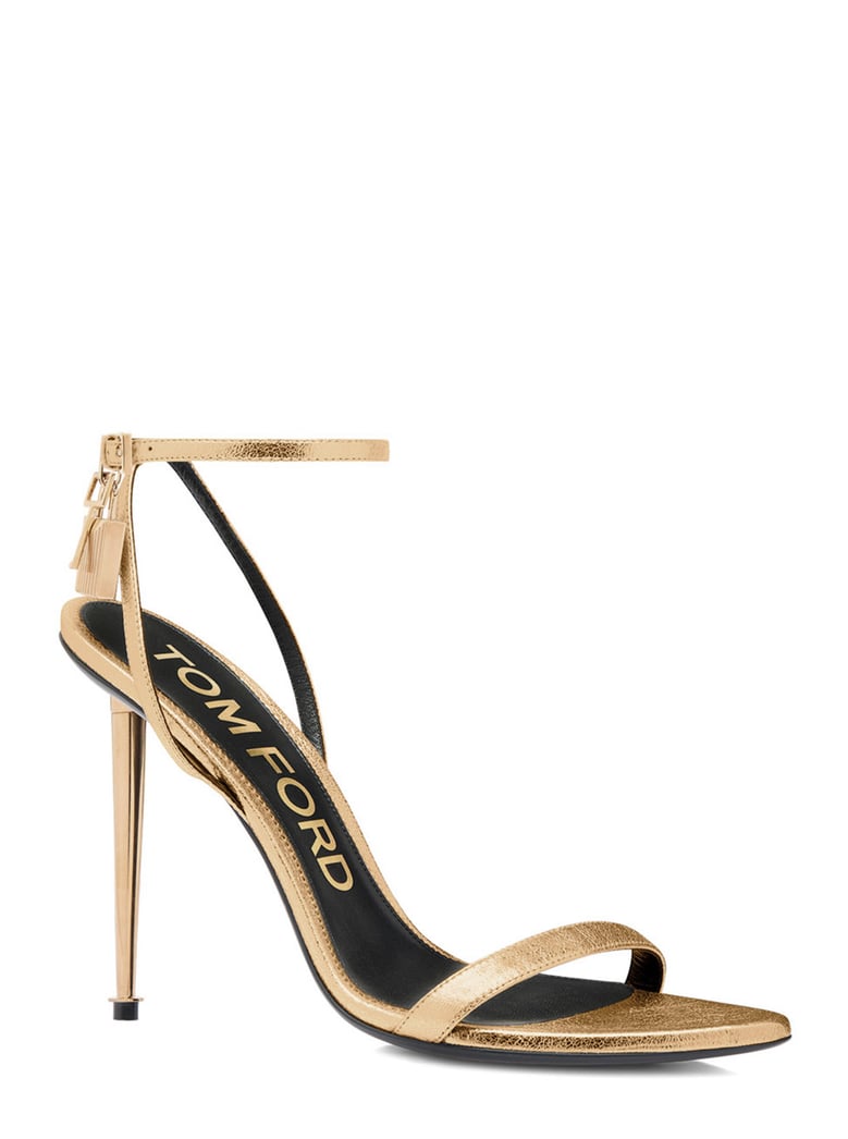 pointed pumps gold leather by Selfnex