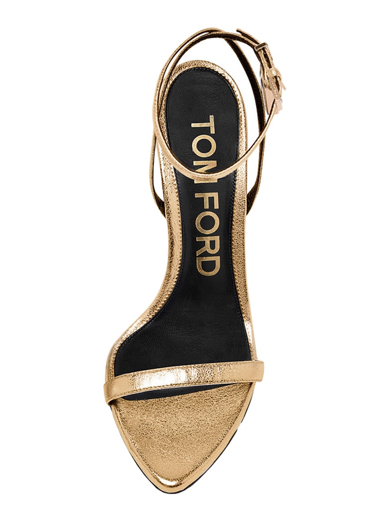 pointed pumps gold leather by Selfnex